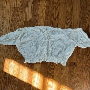 White off the shoulder top. Size S.